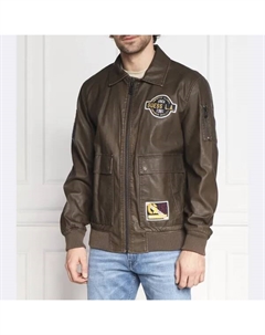 Куртка-Авиатор стандартного кроя, коричневый Guess