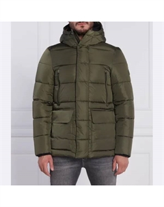 Пуховик Cliff классического кроя, зеленый Save the duck