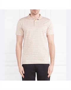 Рубашка поло стандартного кроя, бежевый Karl lagerfeld