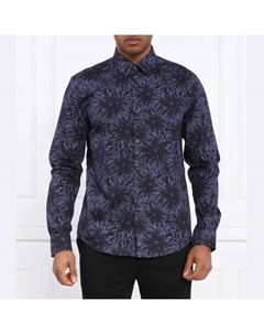 Эргономичная рубашка приталенного кроя, синий Hugo