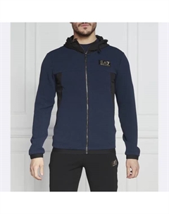 Толстовка обычного кроя, синий Ea7