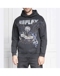 Толстовка обычного кроя, черный Replay
