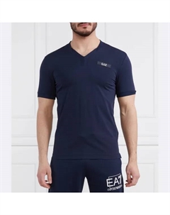 Футболка стандартного кроя, синий Ea7