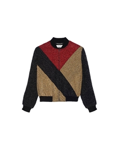 Куртка мужская, черный / золотой / красный Saint laurent