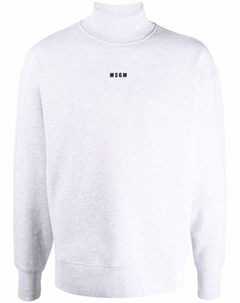 Толстовка с логотипом, серый Msgm