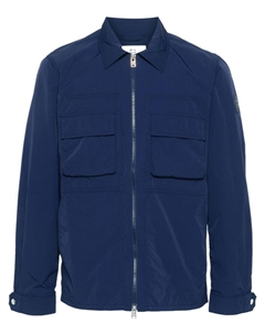 Легкая жакет мятая, синий Woolrich