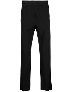 Зауженные брюки с логотипом, черный Msgm