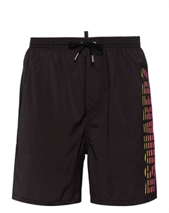 Плавки-шорты с логотипом, черный Dsquared2