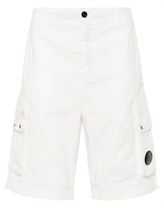 Шорты-бермуды с аппликацией линз CP Company, белый C.p. company