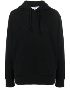 Худи с вышитым логотипом, черный Jw anderson