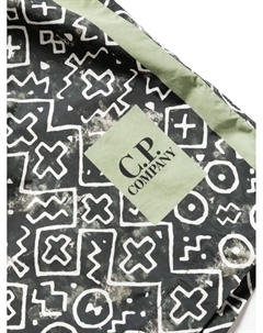 Плавки-шорты с принтом, зеленый C.p. company