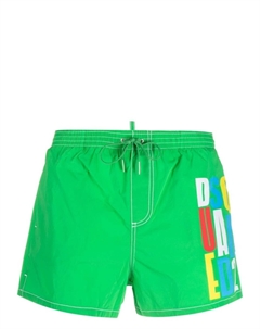 Плавки-шорты с логотипом, зеленый Dsquared2