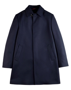 Однобортное пальто, синий Fay