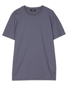 Хлопковая футболка с круглым вырезом, фиолетовый Dondup