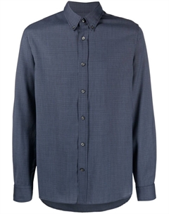 Шерстяная рубашка в клетку, синий Woolrich
