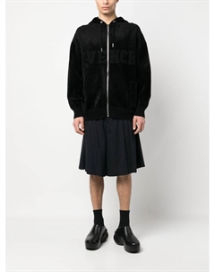 Худи на молнии с логотипом, черный Givenchy