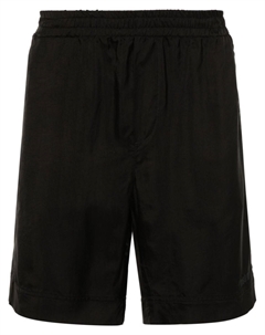 Шорты с вышитым логотипом, черный Msgm