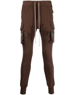 Зауженные брюки, коричневый Rick owens