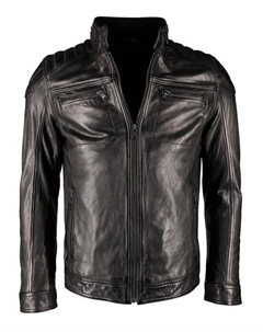 Кожаный пиджак, черный Jcc