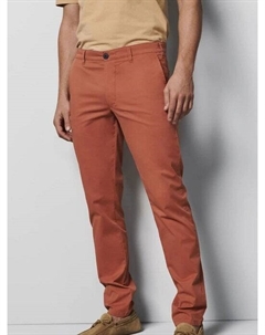 Хлопковые брюки чинос, коричневый Meyer