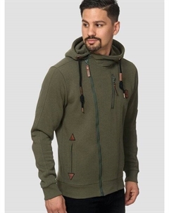 Куртка с капюшоном из вяза, хаки Indicode