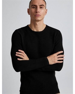 Свитер с круглым вырезом sdstruan, черный Solid