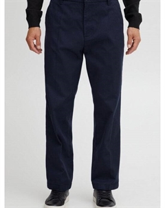 Тканевые брюки, синий Solid