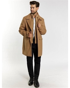 Переходное пальто из смесовой шерсти., коричневый Dreimaster