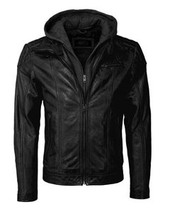 Кожаный пиджак, черный Jcc