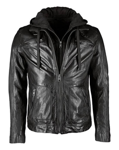 Кожаный пиджак, черный Jcc