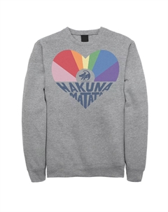 Мужской свитшот с сердечком Disney King Lion Simba Hakuna Matata Licensed character