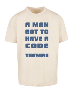 Классическая футболка Shirt The Wire A Man, светло-бежевый Merchcode