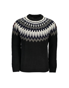 Синий акриловый мужской свитер Napapijri