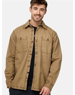 Рубашка с длинным рукавом inpilou, бежевый Indicode