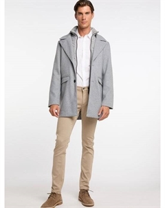 Переходное пальто из смесовой шерсти., серый Dreimaster