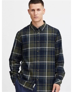 Рубашка с длинным рукавом, зеленый Solid