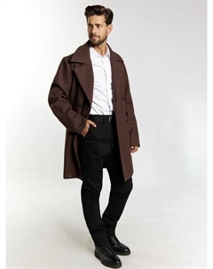 Переходное пальто из шерсти, коричневый Dreimaster