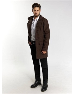 Переходное пальто из смесовой шерсти., коричневый Dreimaster