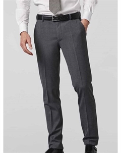 Шерстяные брюки чинос осло, серый Meyer