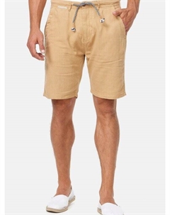 Шорты льняные корваллис, коричневый Indicode