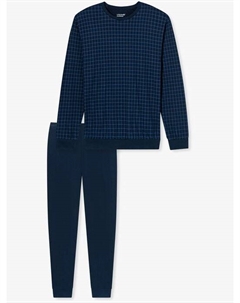 Пижама раскрыть, синий Schiesser