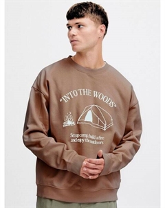 Толстовка сдхамад, коричневый Solid