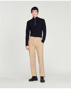 Обычные мужские классические брюки, темно-синий Sandro