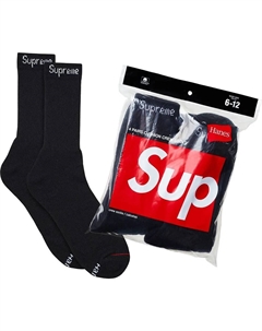 Мужские носки 4 шт, черный Supreme