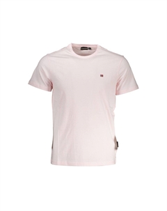 Мужская футболка из розового хлопка Napapijri