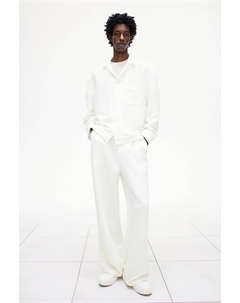 Блейзер из структурированной ткани свободного кроя, бежевый H&m