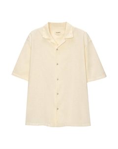 Комфортная рубашка, светло-желтого Pull & bear