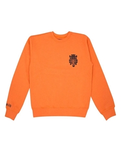 Толстовка Vine Dagger Crewneck Sweatshirt, оранжевый Chrome hearts
