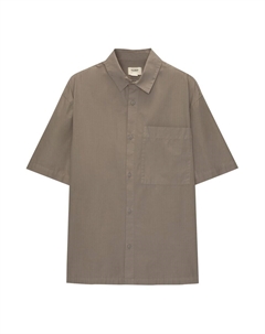 Комфортная рубашка, цвет Muddy Colored Pull & bear