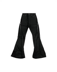Брюки Bolan Banana High Waist Slim Trousers, черный Rick owens